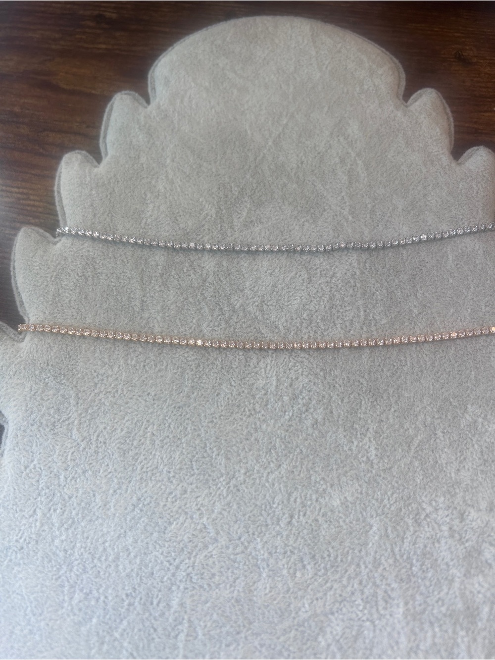 Caitlin Minimalist - Dainty Micros Tennis Necklace Bundle - Gold & Silver